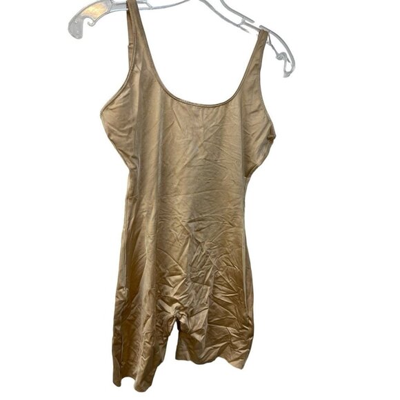 Spanx Open Crotch Bust Bodysuit Mid Thigh Slimplicity Sleek Compression Control - Picture 5 of 5